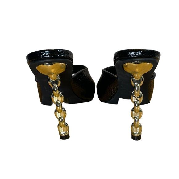 Azalea Wang Stiletto Square Toe Heels - Picture 5 of 8